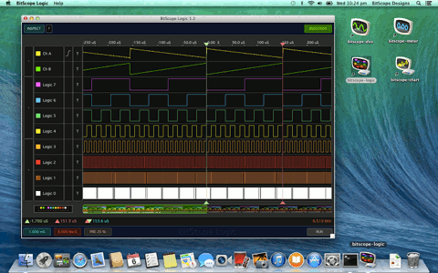 BitScope Logic on Mac OS X 10.9 Mavericks